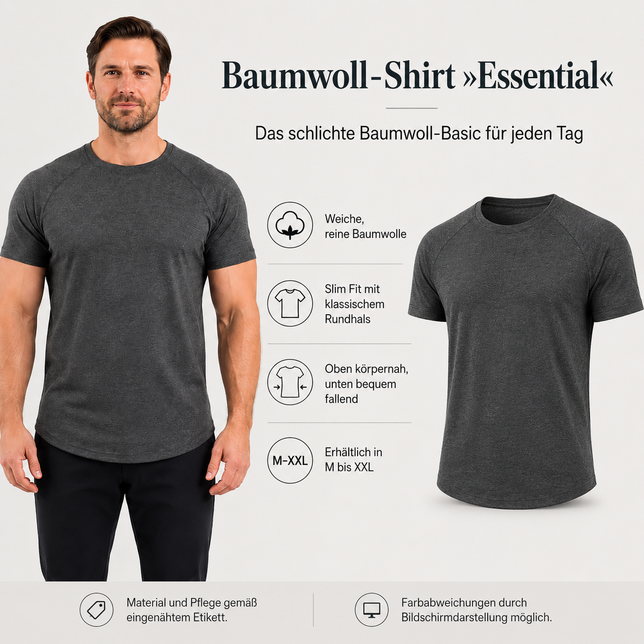 Baumwoll-Shirt »Essential«