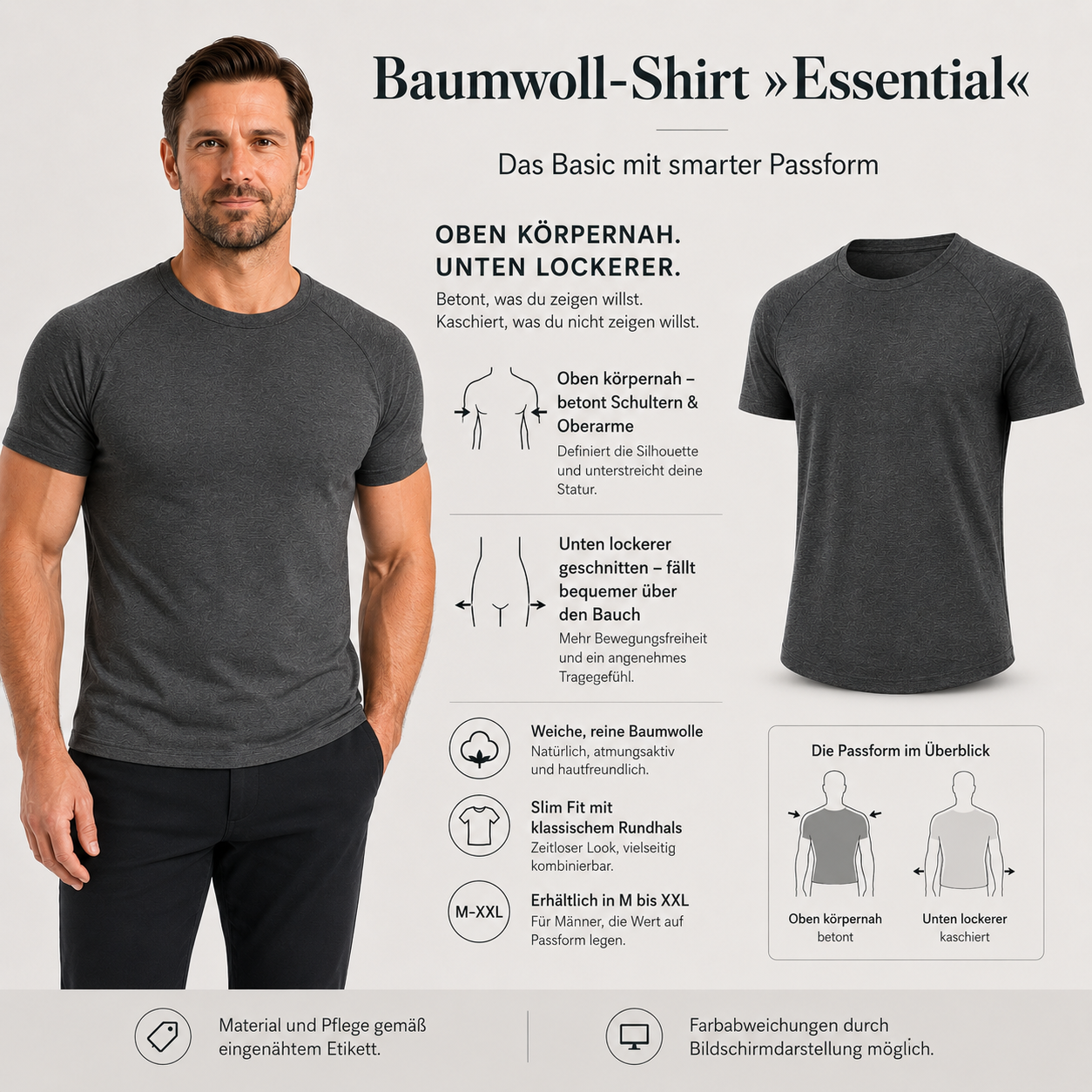 Baumwoll-Shirt »Essential«