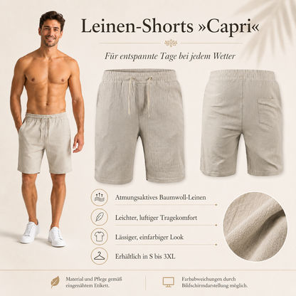 Leinen-Shorts »Capri«