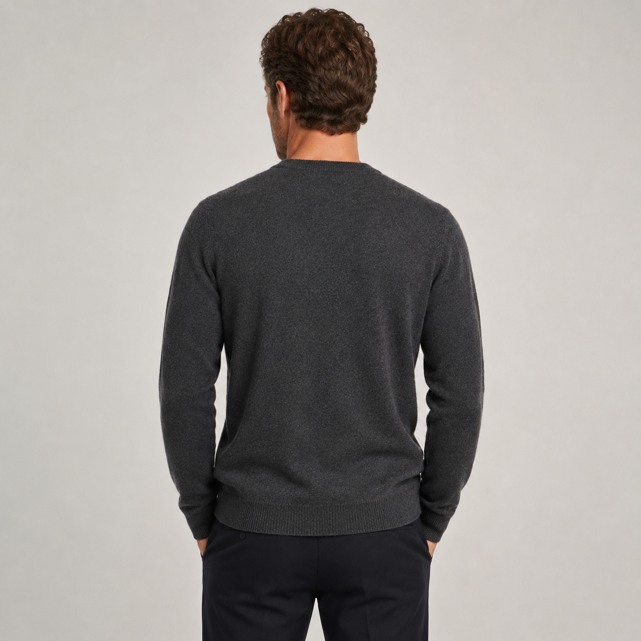 Merino-Pullover »Fjord« – Rundhals