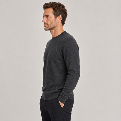 Merino-Pullover »Fjord« – Rundhals