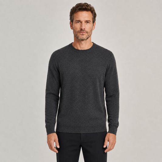 Merino-Pullover »Fjord« – Rundhals